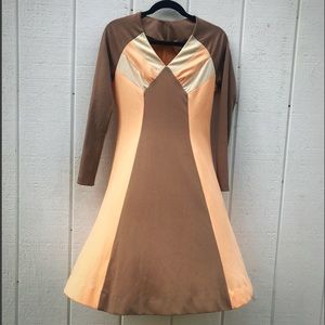 Vintage 1960 Color Block Dress